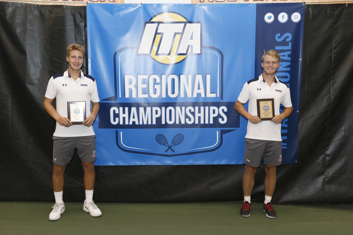 Huge week for [9] Inno/Ilic of <a href="/BelmontTennis/">Joe Bozoyan</a>, taking down the No. 1 and No. 2 seeds on the way to a regional title. The Bruin duo will compete at the <a href="/ITA_Tennis/">ITA</a> Fall National Championships next month in Surprise, Arizona!

#ITARegionals