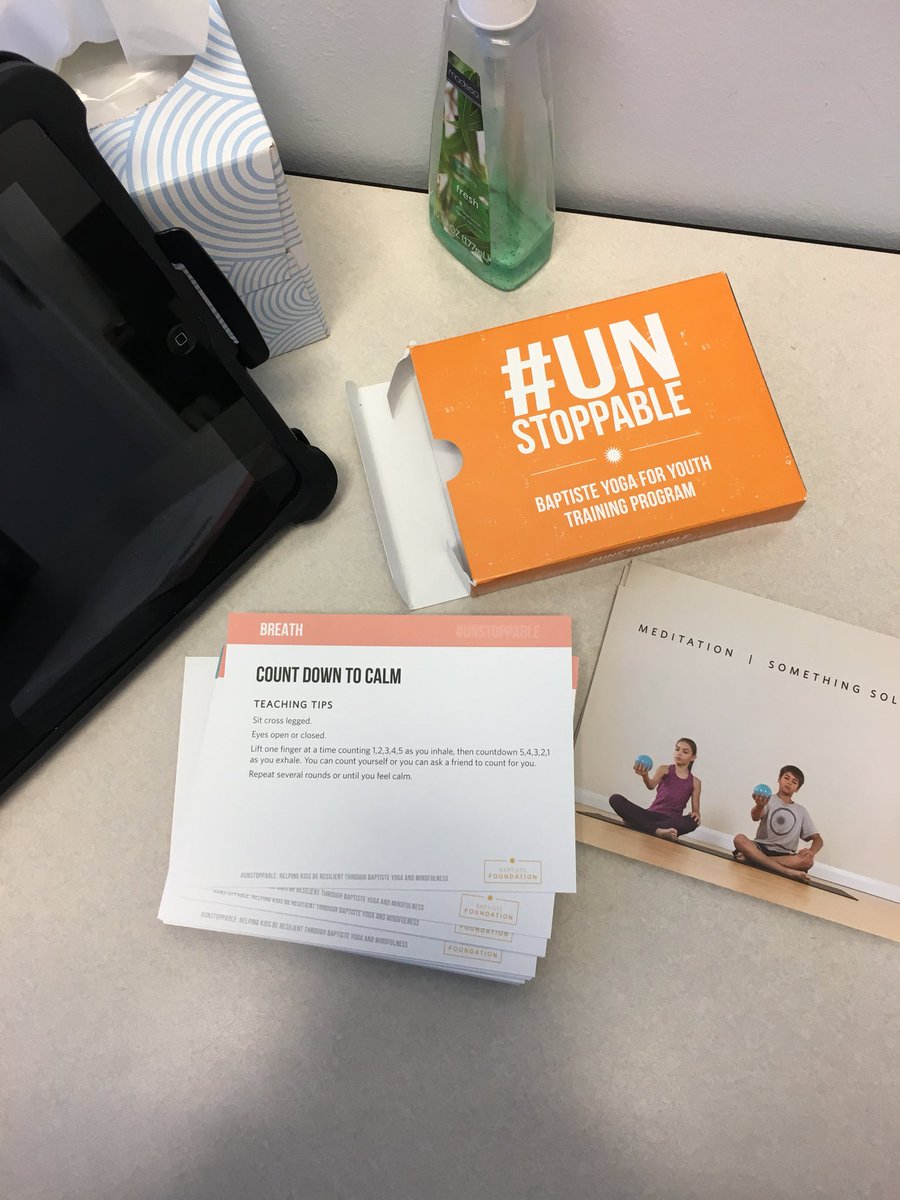 slpdot's tweet photo. I’m ready now!  Implementing resources from my training into therapy today. #unstoppable #SLP #yoga #stuttering @JaxSpeechHear @MichaelRHowland https://t.co/jT7HZgkLfU