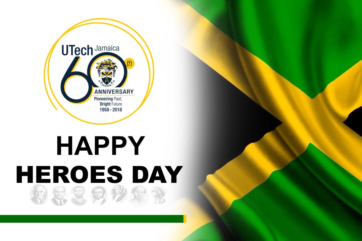 A hero is brave in deeds as well as words.”- Aesop Today we celebrate  #National_Heroes_Day. A time when Jamaicans acknowledge and show their  appreciation to the seven national heroes. From the University, image size:1200x800