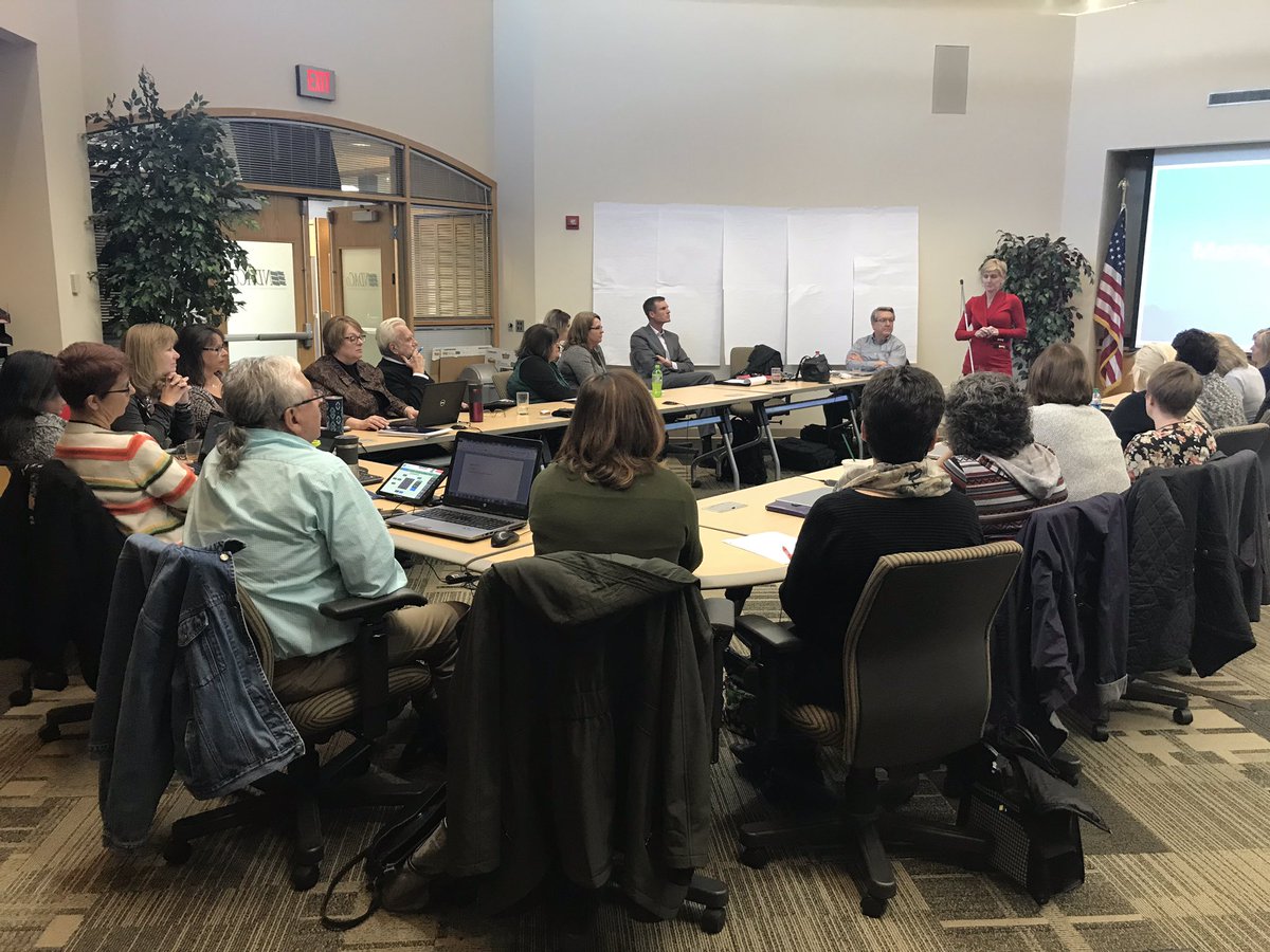 DHSSaraStolt's tweet image. Kicking off the eligibility program redesign for ND DHS with @TheKrisCox and her great team from Utah along with 20 awesome eligibility team members from across the state. #CommonSensePM #TOC