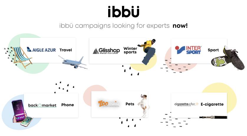 Voici les marques pour lesquelles vous pouvez devenir expert <a href="/ibbu_FR/">ibbu_FR</a> 🇫🇷 
N'hésitez pas à tenter votre chance, et en parler autour de vous! 🤗 
Glisshop -> bit.ly/2QPuMKC 
Intersport -> bit.ly/2QPvt6G 
BackMarket -> bit.ly/2QPwY4O