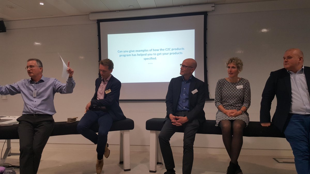 Desso_UK's tweet photo. Last week @TarkettUK's Dag Duberg joined the @C2Ccertified #BuiltPositive workshop @MottMacDonald's London HQ, leading a discussion on the path to positive manufacturing. #CircularDesign https://t.co/3cudfZOAiU
