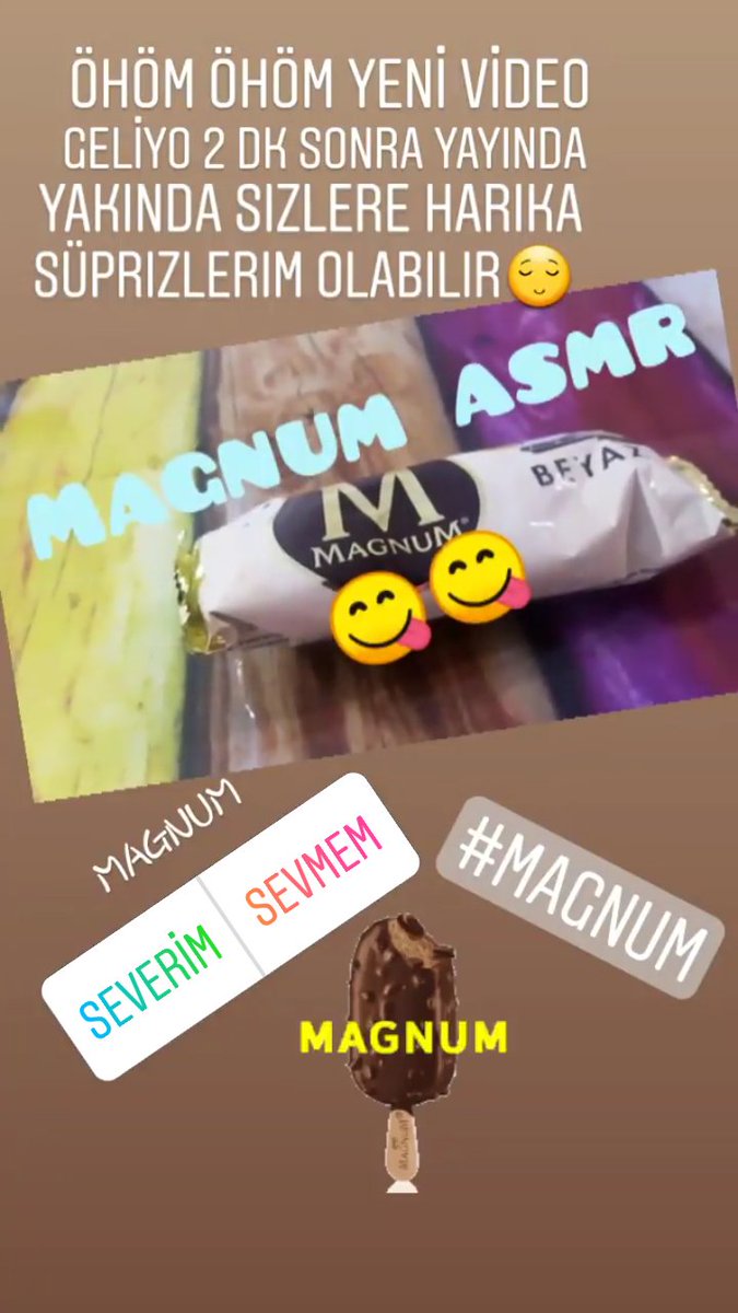 ŞUAN VİDEOM YAYINDA 😊😊
Size yeni süprizlerim olabilir. Takipte kalın 😍😍