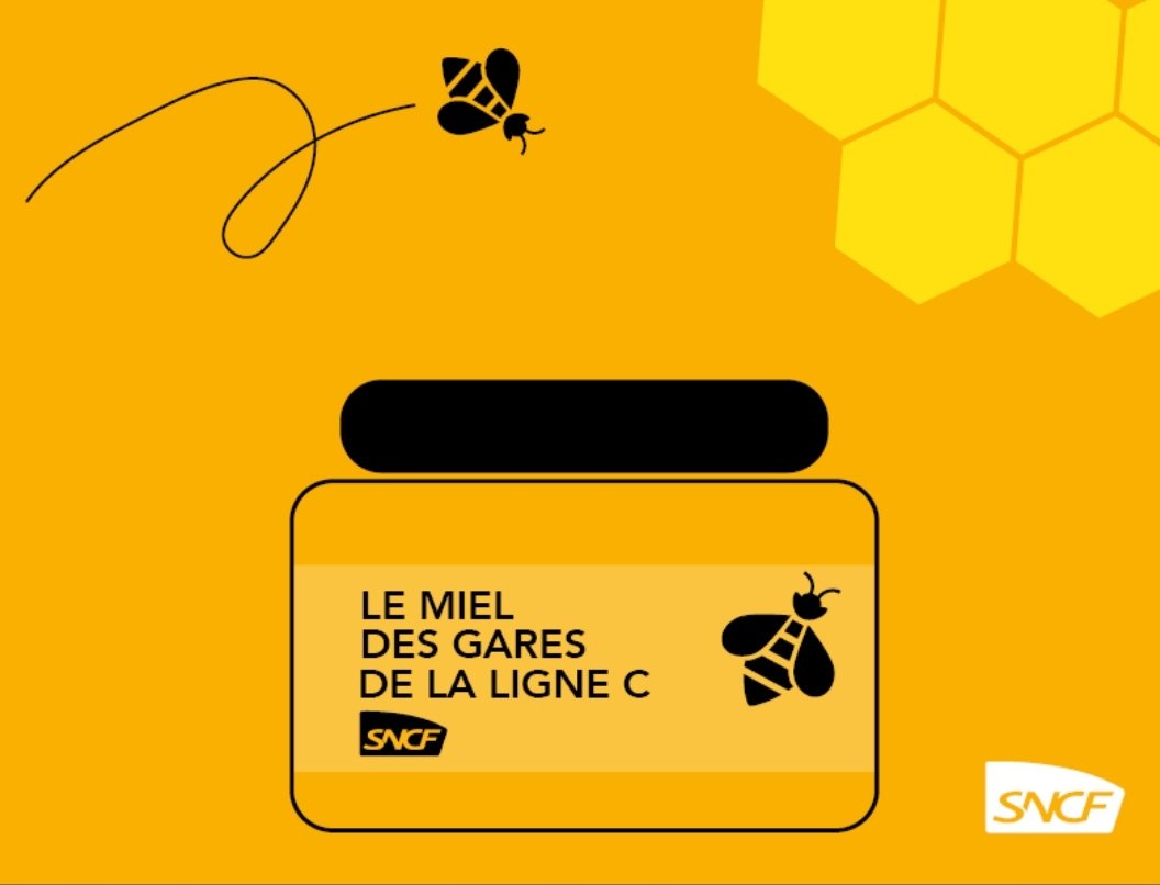 RERC_SNCF's tweet photo. À l'occasion de la semaine du goût, #RERC vous fait découvrir son #miel !
Actuellement en gare d' #Ivry jusque 19h 🐝🐝
#Biodiversité https://t.co/5S2BPu82pV