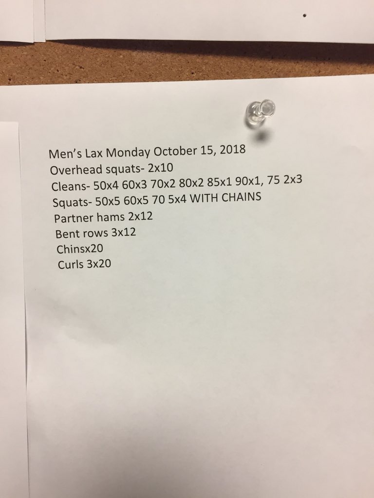 PennMensLax's tweet photo. Monday’s Workout! https://t.co/foRToQI5HY