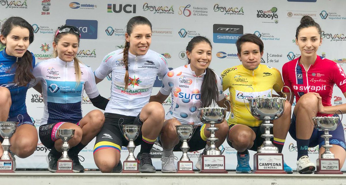La Venezolana y Tachirense  <a href="/liro19/">Lilibeth Chacón</a> <a href="/lilibeth_chacon/">Lilibeth Chacón</a> @cycling_girls <a href="/jhoannrobayo/">Jhoann Robayo</a> se queda con la última etapa de la Vuelta Femenina #Colombia #VFemenina