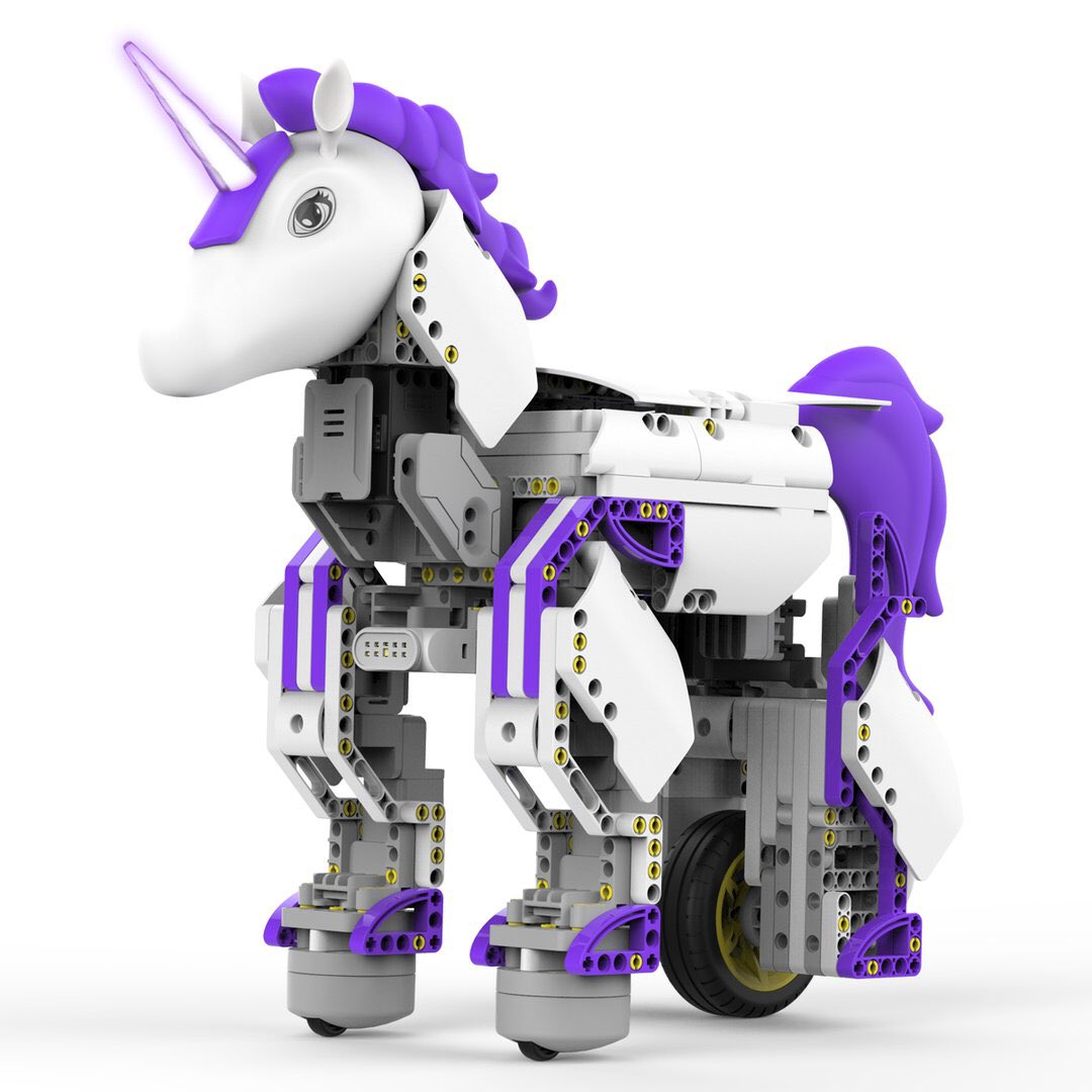 TopNewsFamily's tweet image. ¡A PROGRAMAR! 🦄
 #UnicornBot es un kit de #robot programable para tener las bases de lecciones de código. Es el nuevo lanzamiento de #UBTECH #Robotics. [ubtrobot.com] #TOPnews #tecnología #tech #kidswhocode #teens #coding #girlswhocode