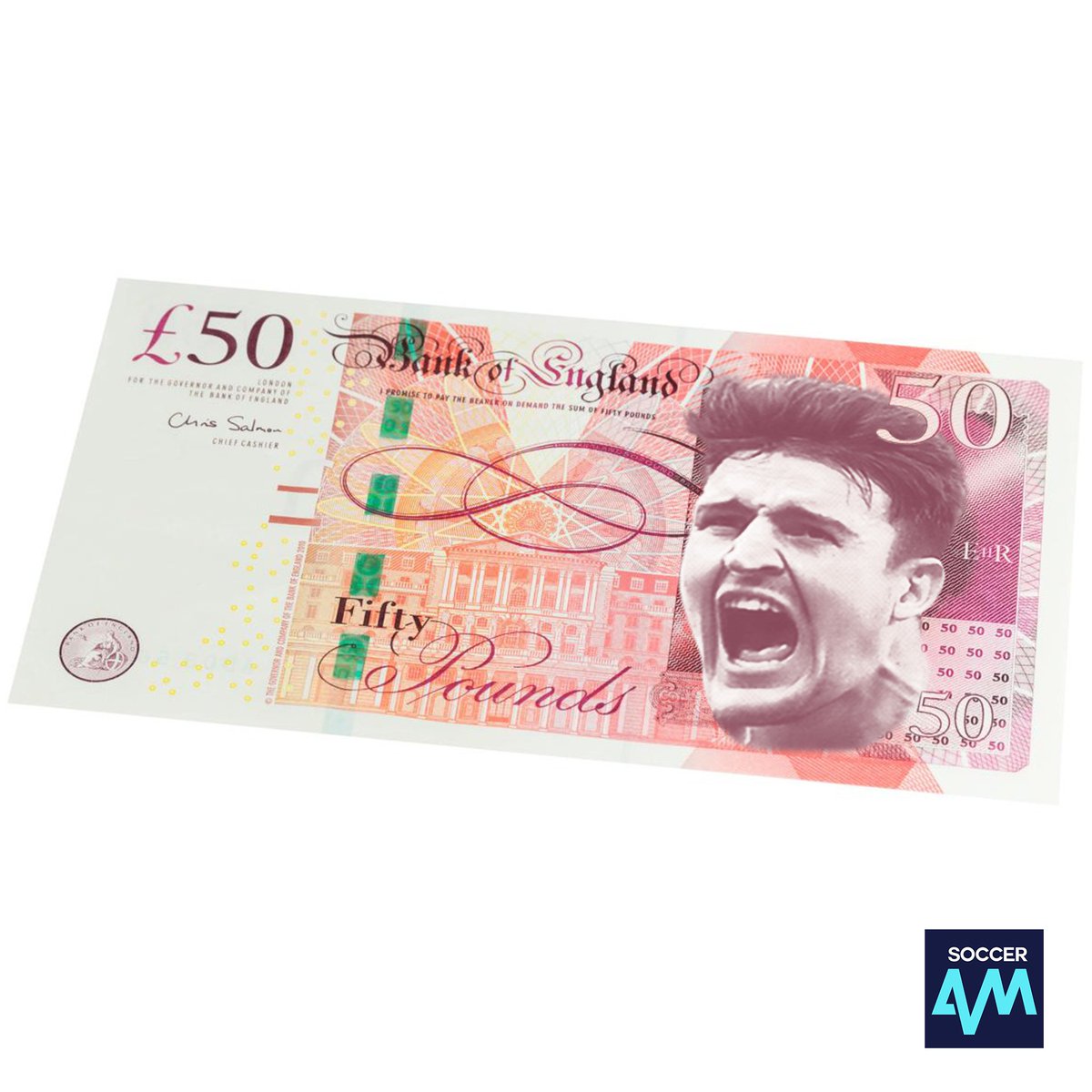 SoccerAM's tweet photo. The face of the new £50 note will be decided by the public... 

Let's make it happen, people!!! 🙌 https://t.co/TiPEHXxV14