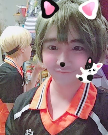 erodedsun's tweet image. Of course Yams would play with filters with Tsukki around...

#nonbinary #nonbinarycosplayer #genderfluid #genderfluidcosplayer #genderqueer #genderqueercosplayer #haikyuu #haikyuucosplay #tadashiyamaguchi #keitsukkishima #yams #tsukki #tsukkiyama