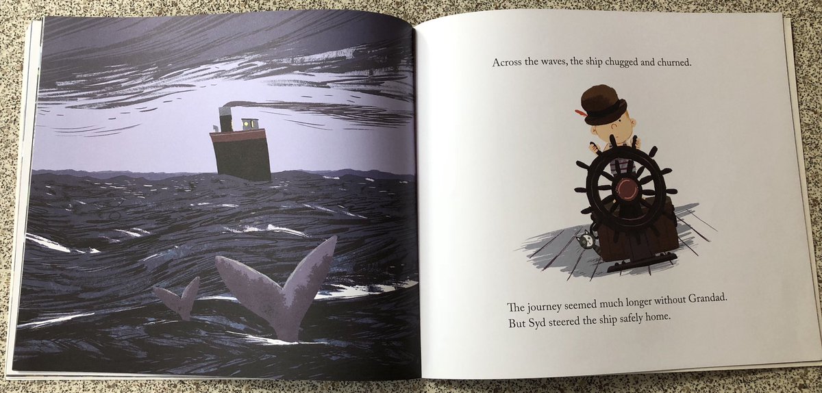 jejr100's tweet photo. A masterclass in reading details in picturebooks, from @clpe1's @charliehacking referring to Grandad's Island by @Benji_Davies, with a nod to On Sudden Hill by same with @travelandsing. Great engagement and insight from Newcastle #PowerofPictures participants @7Stories. https://t.co/tnz1QbwCmE