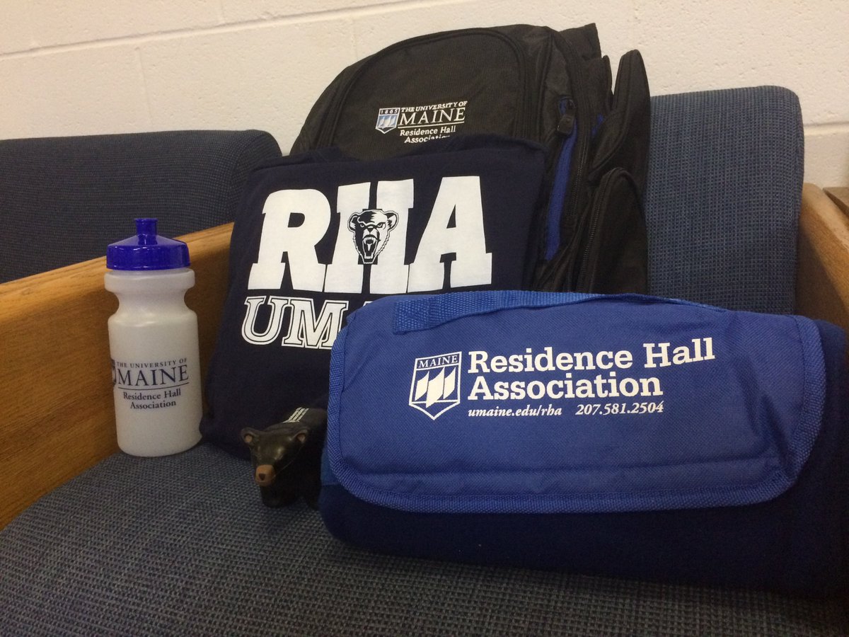 Win a UMaine RHA swag bag! Follow our page, RT, and use #UMaineRHA to automatically be entered! Limit one entry per day and must have your MaineCard to win.