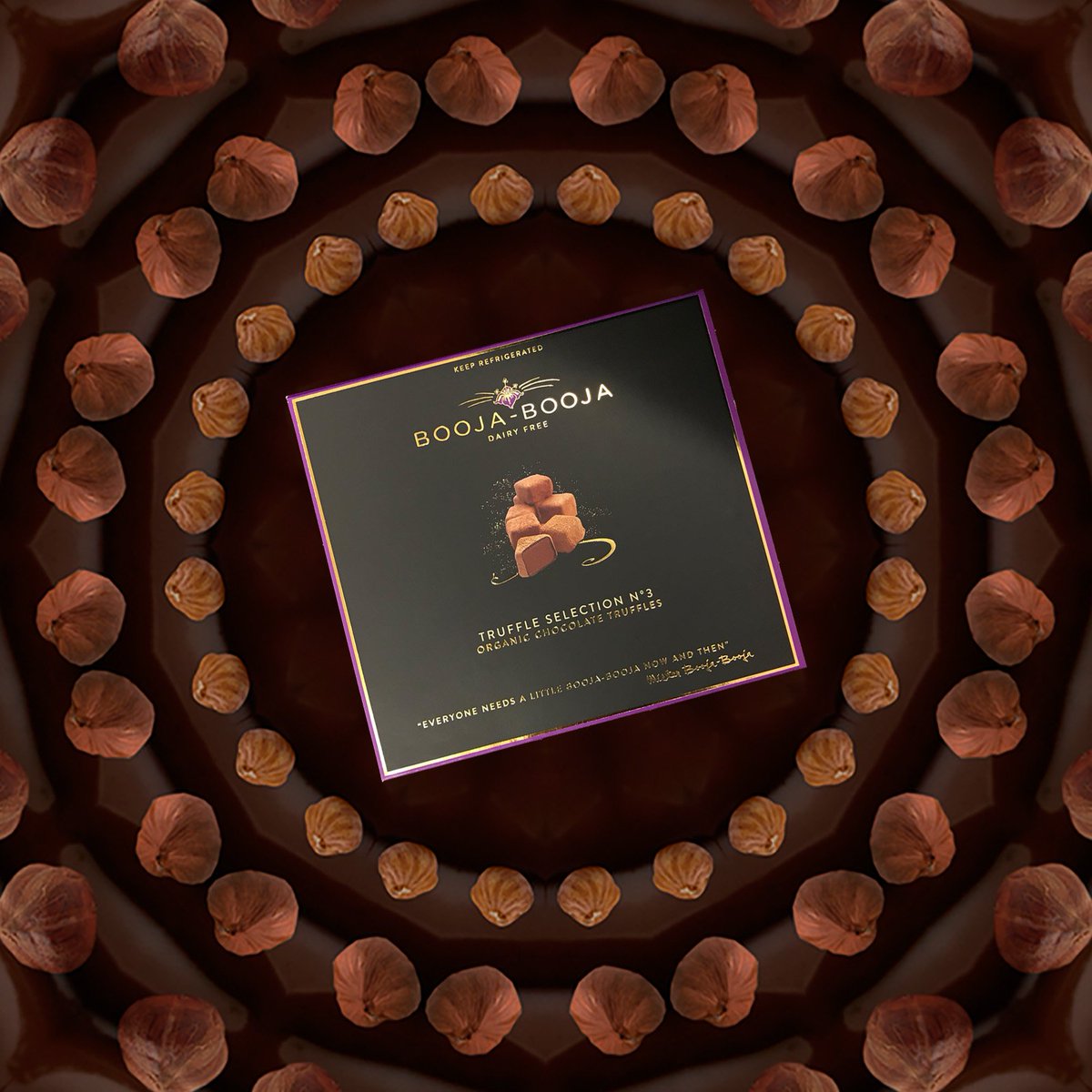 Our new Truffle Selection No 3 features Hazelnut Crunch, Almond Salted Caramel, Toffee Strudel &amp; Honeycomb Caramel truffles. As it's #ChocolateWeek2018 we've got 2 to be won. RT with #boojachocolateweek &amp; tag someone you'd give a box to &amp; you could win! Closes 1pm TMW (16 Oct)