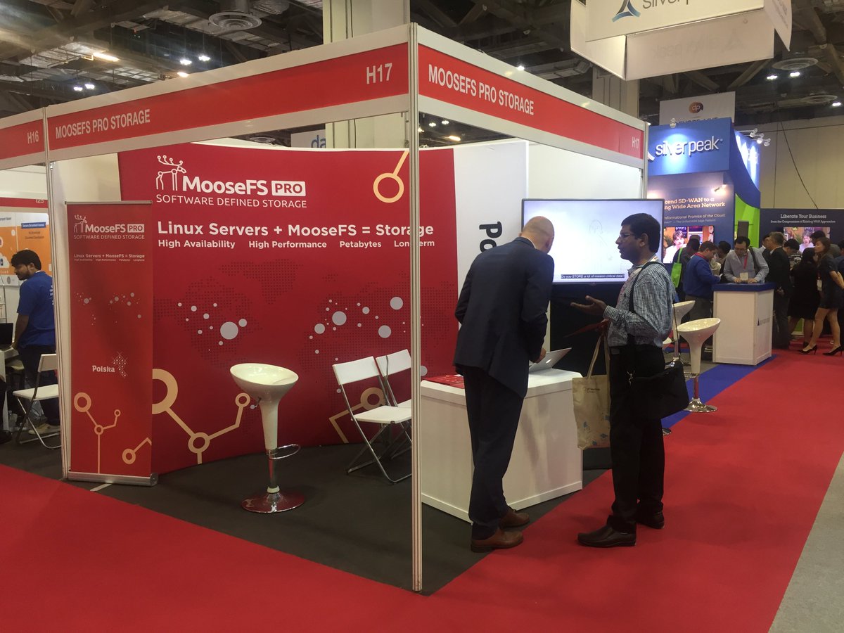 MooseFS's tweet photo. Thanks #CloudExpoAsia2018 #CEASG18 #MarinaBaySands ...for an amazing event...we met many #MooseFS friends✌️ https://t.co/IazrD1XAm8