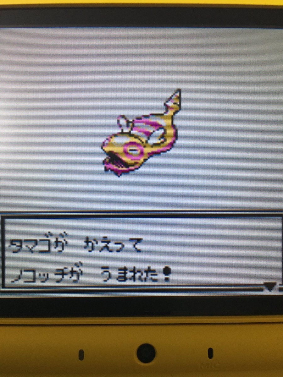 色違いポケモン紹介 Vc産ノコッチ 自由に生きてあそblog