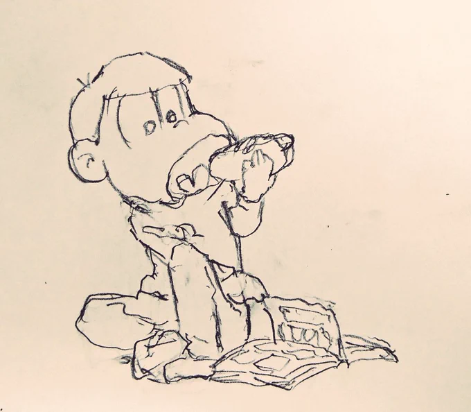 座ってるポーズ多し。 