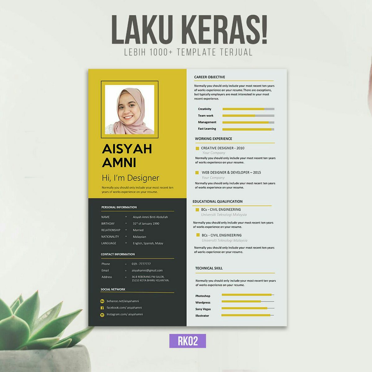 resume_kreatif's tweet photo. "Cuma nk ckp, bru beli 3hari lepas..alhamdulillah dapat 4 tawaran interview." - Syahifa

FRESH GRADUATE? Takde pengalaman? Jangan risau, kami ada tips nak padatkan resume untuk yang takde pengalaman. 😉

⬇⬇Tekan link sekarang⬇⬇
IJAZ | https://t.co/rKoKvdAb6c https://t.co/NtgavxuTTI