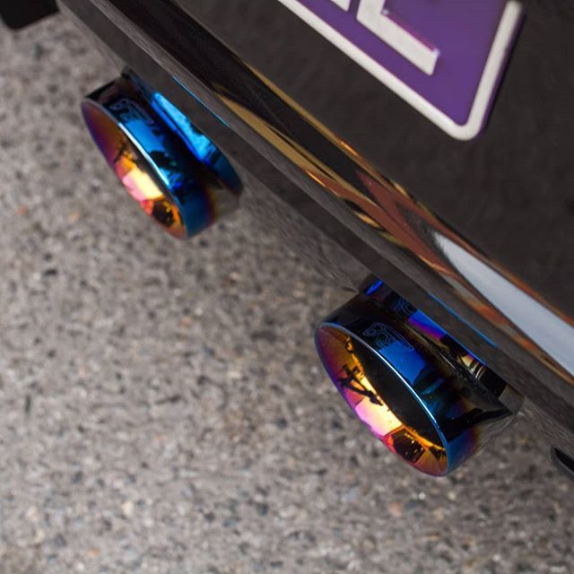 Affinesse's tweet photo. Burnt titanium IPE exhaust - now protected with Opti-Metal on this tasteful Mk6 Golf R #zerocompromises https://t.co/FtEZQ2AHvf https://t.co/z26URyJV99