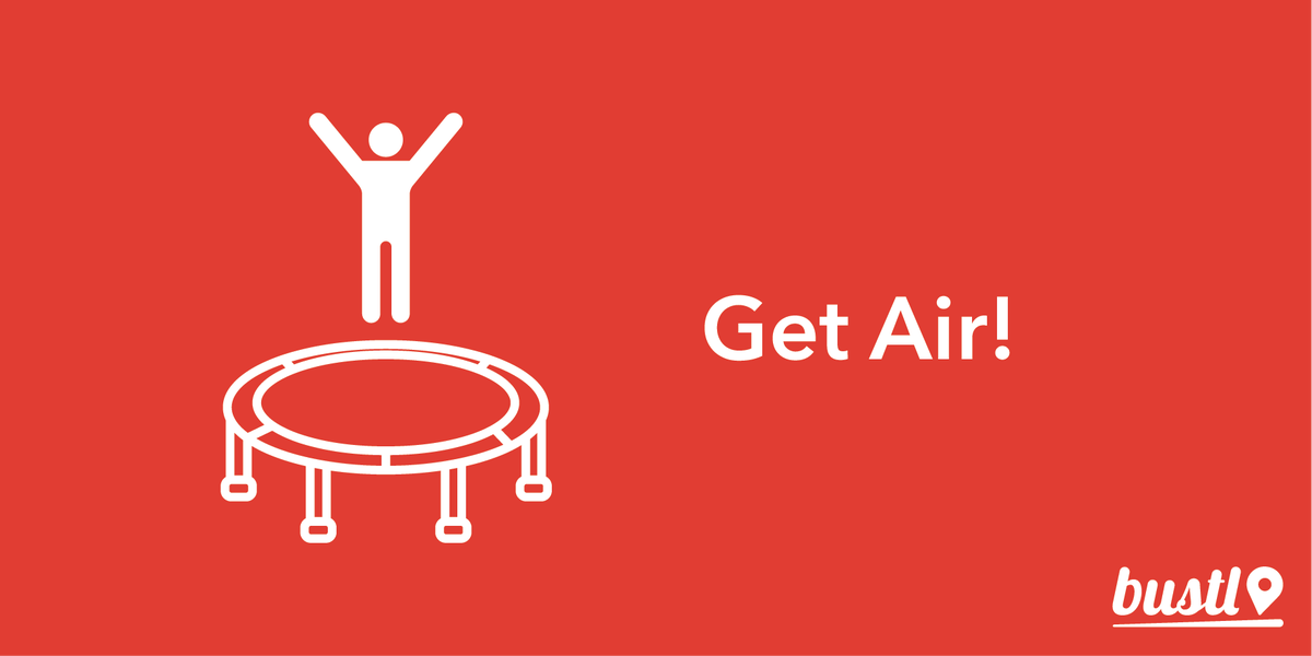 Bustlapp's tweet photo. Do you dream of being airborne? We've got just the thing, whether you're an aspiring astronaut or just a thrillseeker pushing the vert. You'll find our Trampoline category stretches the imagination. #ThingsToDo #Toronto #BustlLaunch https://t.co/e75xt2kyjY