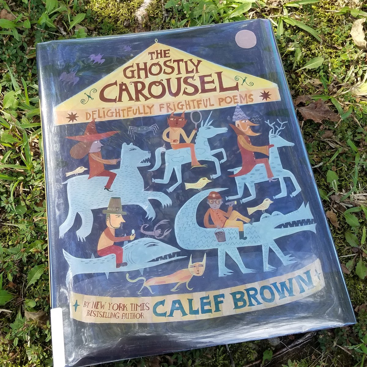 Enjoying some ghoulish #poetry this month by #califbrown! 🎃 Insect Pie was a favorite 🕷🥧 #goodreads #library #literacy #education #dyslexia #learningdisability