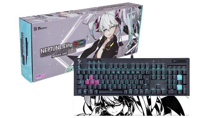Neptune Elite Mechanical Gaming Keyboard Hatsune Miku Edition www