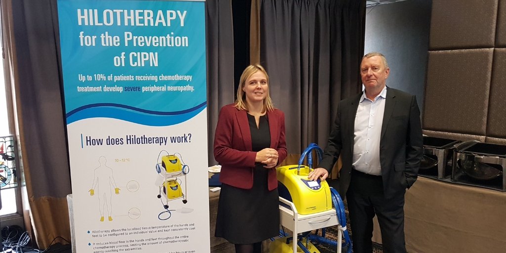 hilotherapy's tweet photo. Thank you to everyone who came to chat to our team at @royalmarsdenNHS Hot Topics in #breastcancer meeting on Friday. If you'd like to arrange a demonstration in your area, or are simply looking to learn more about Hilotherapy, please email us at info@hilotherm.co.uk #BCSM https://t.co/S15Tprmabz