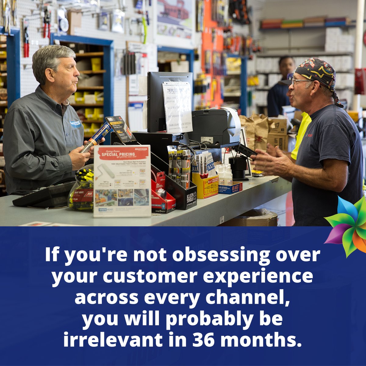ttoshow's tweet photo. "If you're not obsessing over your customer experience across every channel, you will probably be irrelevant in 36 months."
#mondaymotivation #mondaymotivational #customerexpectations #digitalmarketing #branding #letsgrow #industrial #distribution #manufacturing #safety #mro #B2B https://t.co/YrXkNBxUXR