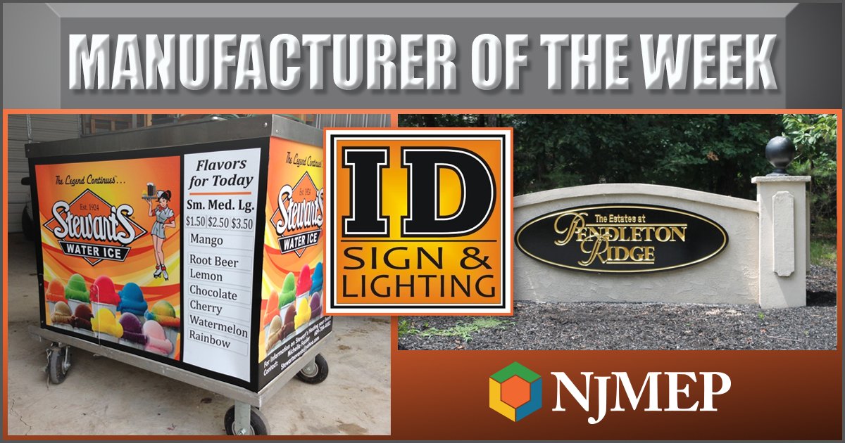 NJMEP's tweet photo. #NJMEP would like to present that this weeks #ManufactureroftheWeek is ID Sign & Lighting!! ID Sign & Lighting is a professional sign company serving all of South Jersey.
Click the link to learn more about #IDSign&Lighting: https://t.co/TWlCSkSdMK https://t.co/uhN121YGCO