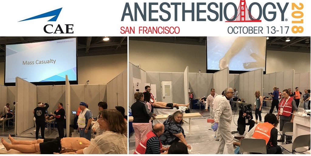 _elevate_health's tweet photo. Scenes from #CAEHealthcare's riveting #masscasualtyincident / disaster drill. A first for the ANESTHESIOLOGY® meeting/@ASALifeline and a true testament to the power of simulation-based healthcare training! #anes18 #ImmediateResponders #emergency #simulation #MedEd https://t.co/5Gd8euIxxJ