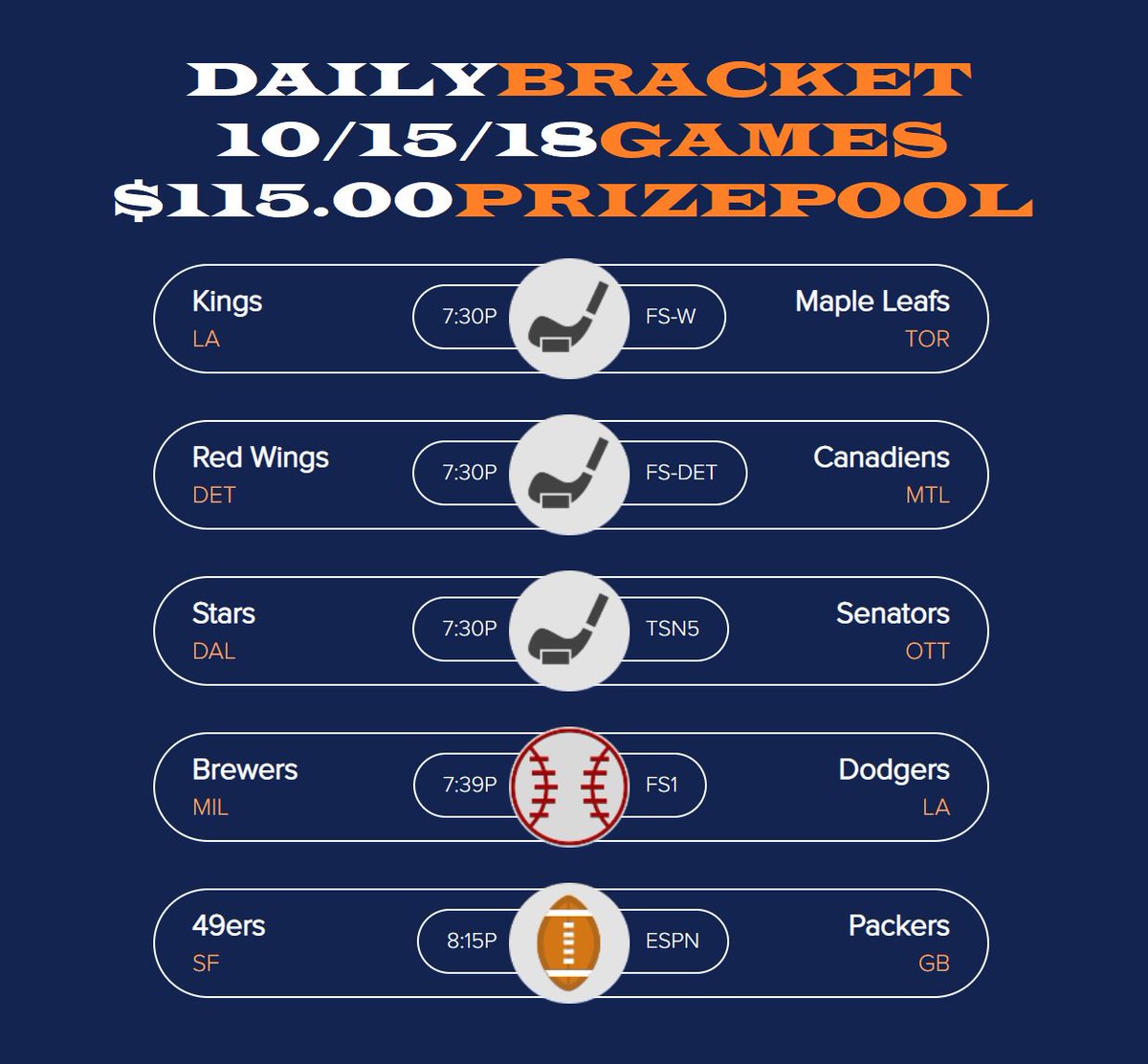 Daily Bracket tweet media