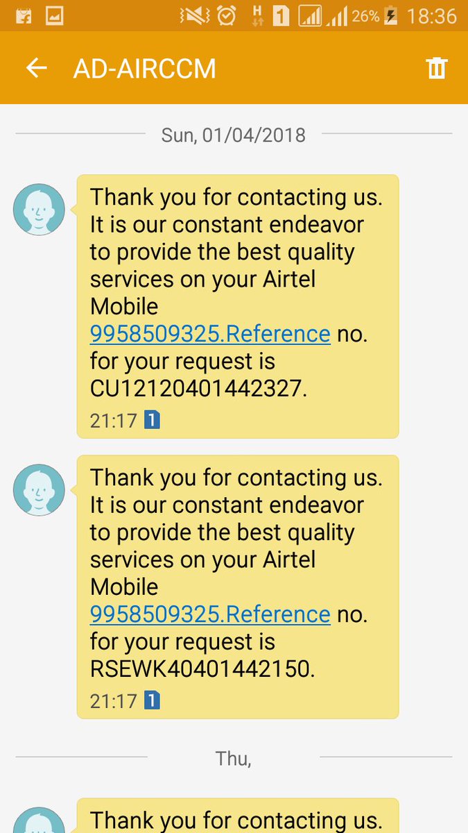T_Pankajtweets's tweet image. @airtel and @reliancejio
@TRAI
@ministry_of_telecomunication
@department_of_telecomunication
This is to inform all you that since a few months the #call_drop problem has become a headache to me. Desire many complaint I am still not   able to use #Airtel data.
Please consider this