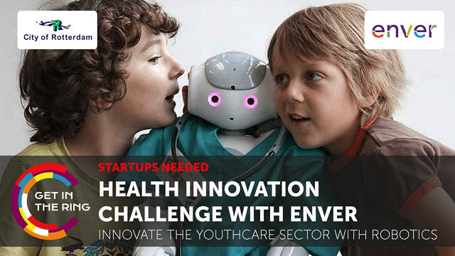 Do you want to work with Enver to innovate the youthcare sector with robotics? Join us during the Health Innovation Challenge on November 15! Register: lifesciencesandhealth010.nl/agenda/health-… <a href="/Envertweet/">Enver</a> <a href="/rotterdam/">Gemeente Rotterdam</a> #Robotics #Youthcare #LSH010
