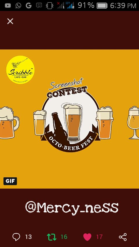Mercy_ness's tweet photo. @scribblecafebar Cheers๐ป
#gif #ScribbleCafeBar #Pune #ScreenShot #Contest
@scribblecafebar๐
Join In Tweeps๐:
@sagar14naik @sanchitabhartiy
@gopalsanthosh0 @gauravp26479152
@shainaarora1 @sanketdhende
@divij_Daga @ritindia1
@jay_Parmar121 @sunitakatyal
@mysterioussu @ultra_instincts https://t.co/lzSHHaVj7j