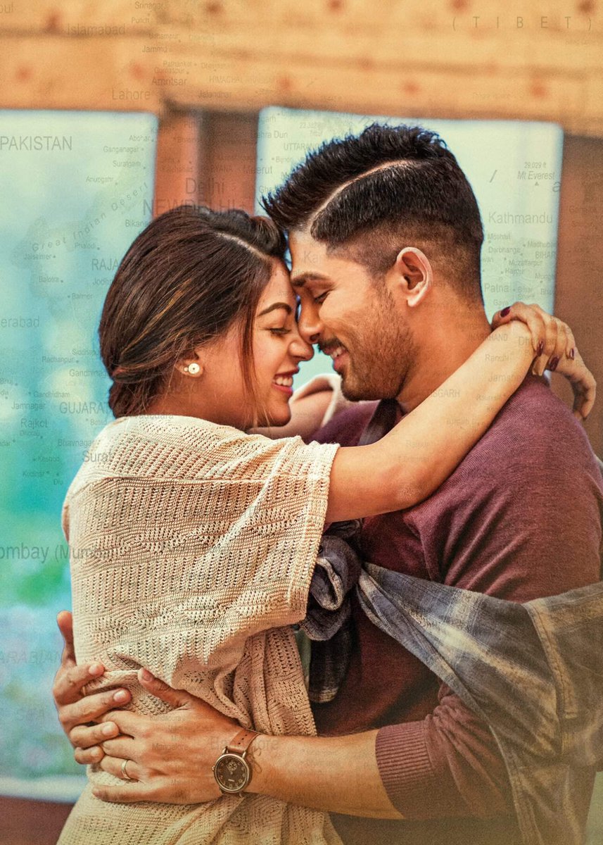 ZeeTVTelugu's tweet photo. He is a Lover Also ... Fighter Also.... Stunning looks of @alluarjun with @ItsAnuEmmanuel from #NaaPeruSuryaNaaIlluIndia - #WorldTelevisionPremiere this Sunday only on #ZeeTelugu !! https://t.co/ua9Sa7XmUf