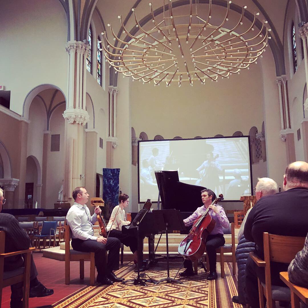 MankatoSymphony's tweet photo. The Legacy - Music on the Hill concert featuring pianist Bethel Balge, cellist Richard Belcher and violinist Peter McGuire was beautiful in every way. Please join us for our next chamber concert, Romantic Masterpieces, on November 11th at Good Counsel Chapel. https://t.co/WteFCZrcsb