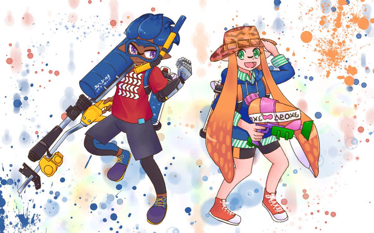 しもしもが描いたイラスト スプラ編 2ページ目 Togetter