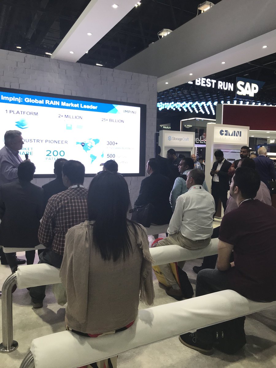 Fsaldes_IMPINJ's tweet photo. Tony on stage introducing Impinj to Middle East Partners and end customers https://t.co/GRITfdeo2O