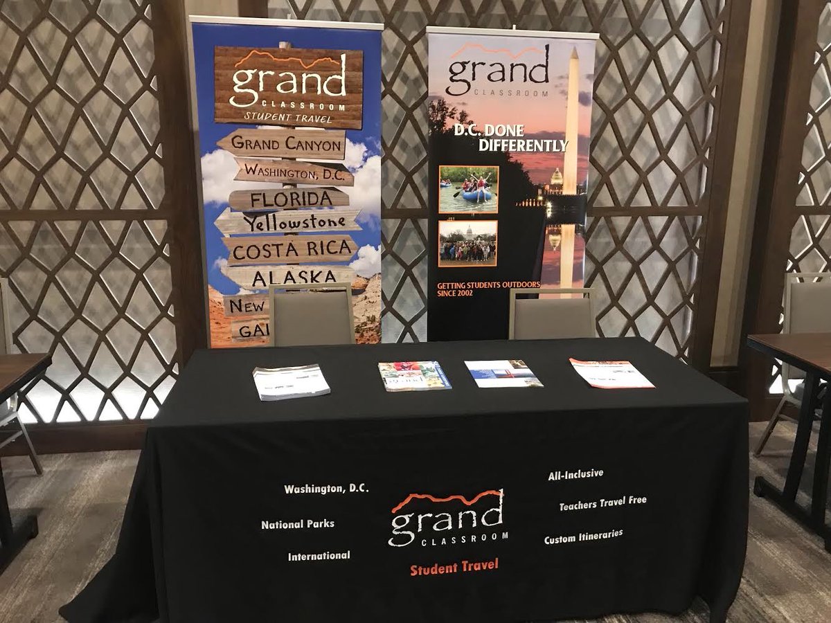 GCTravelTweets's tweet photo. Come see Jay at @OCSSNetwork to learn all about how you can work with Grand Classroom to create a #studenttravel experience your students will remember for a lifetime! #grandclassroom #OCSS2018 #sschat https://t.co/2DK0BMLYYu