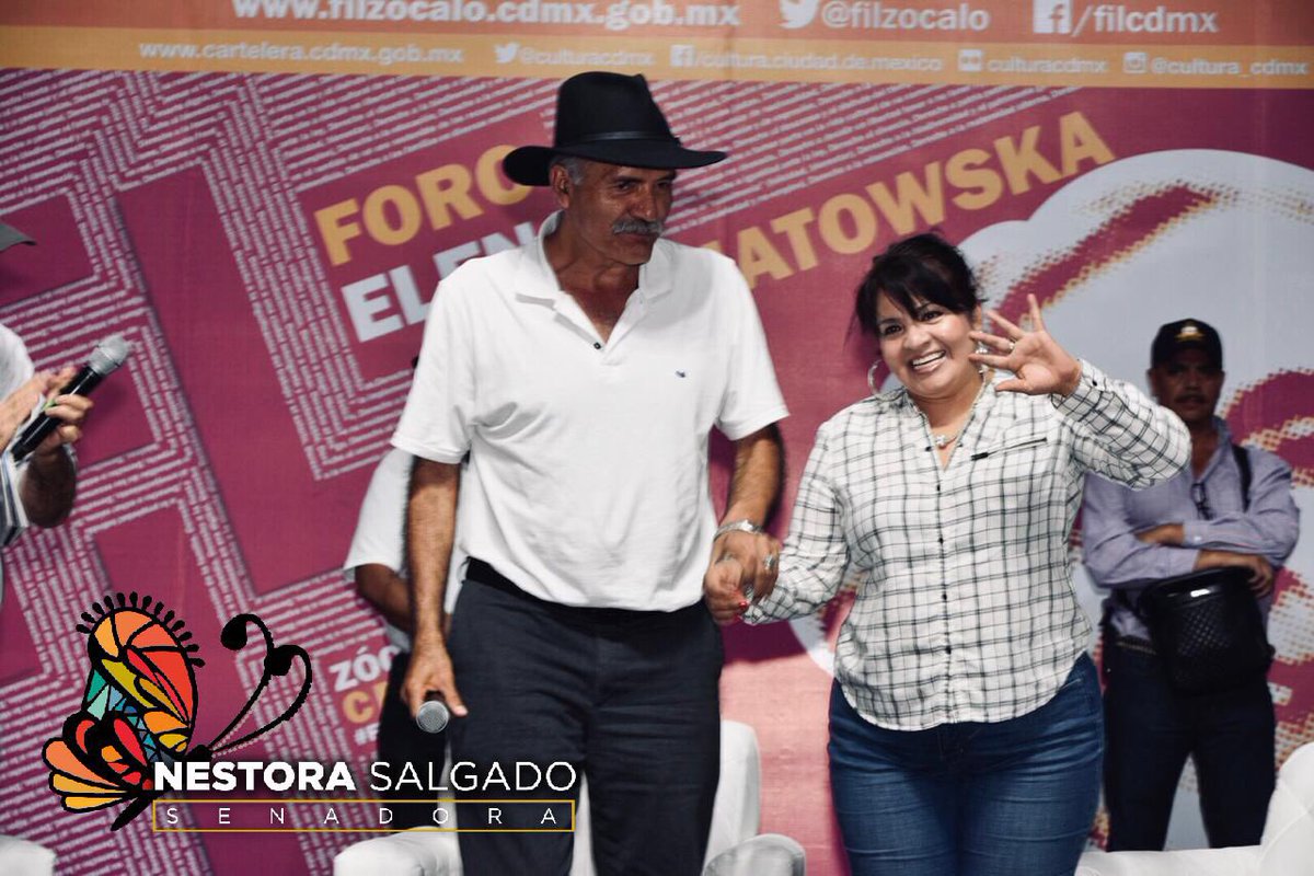 nestora_salgado's tweet photo. Ayer estuvimos en la #FILZocalo2018 con @Taibo2 y el Doctor @DrJMMireles.

Juntos impulsaremos el #PlanNacionaldeLiberalizacióndePresosdeConciencia y acciones concretas para la pacificación del país.

Coincidimos con Taibo en la importancia de la cultura en este proceso. https://t.co/UHdsnxTZJX