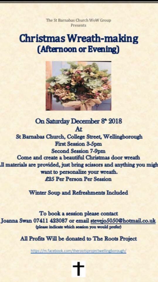 #wreath #making with <a href="/Roots__To_Roses/">Roots to Roses</a> #discoverwellingborough help to raise funds for The Roots Project a gardening club for adults with #specialneeds  please share
