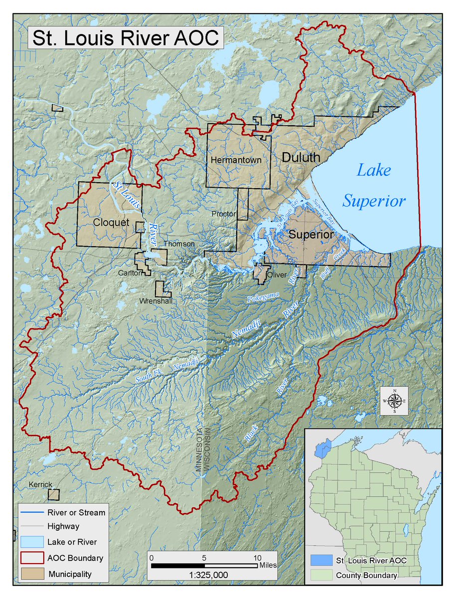 Gr8LakesLady's tweet photo. As we tell the story of the Hog Island Inlet #sediment #cleanup today, this is the St. Louis River AOC’s time to shine. Reply with YOUR stories of other #GLRIsuccess from this #GreatLakes AOC. #GLRI #22SedimentStories https://t.co/kbfR762Xiw
