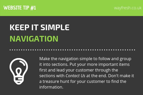 wayfreshweb's tweet photo. Posting out daily some website tops over the next few weeks to keep your website running smoothly. https://t.co/MNwEYssX52