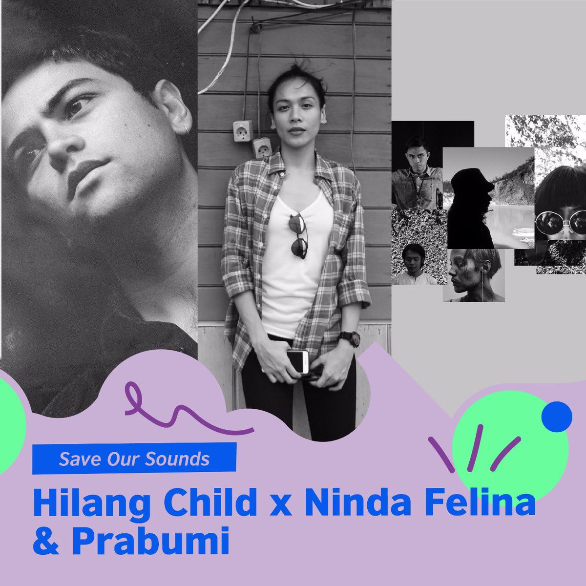 GreenpeaceID's tweet photo. Tak terasa pekan perayaan keanekaragaman hayati Indonesia kolaborasi @sosforests dan @idbritisharts akan segera berakhir.
Sebagai penutup, #SOSforests akan menyajikan penampilan musik dari suara hutan Indonesia oleh @hilangchild, @ninda_felina, dan @nadaprabumi https://t.co/yJtgJgvQFk