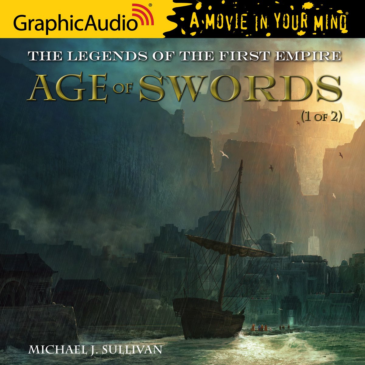 GraphicAudio's tweet photo. Go on an epic journey of magic and adventure, heroism and betrayal, love and loss. The Legends of the First Empire 2: Age of Swords (1 of 2) by @author_sullivan produced in GraphicAudio! #NewRelease #FirstEmpire #RiyriaChronicles #RiyriaRevelations https://t.co/Q7jhC6cVsV https://t.co/53ml7YLNun