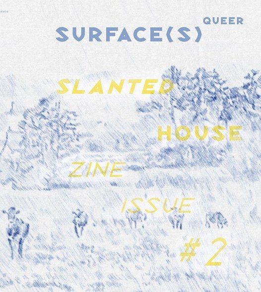 SANDJournal's tweet photo. Slanted House Zine Issue #2 Launch: 'Queer Surfaces' on 26/Oct at Hopscotch. There will be an exhibition on display feat. works from artists &amp; writers who are in the new zine. Art by our own Ruhi Parmar Amin &amp; Ekaterina Costa + reading/performances &amp; more https://t.co/g5mouKWkqm https://t.co/ltfxESY3cE