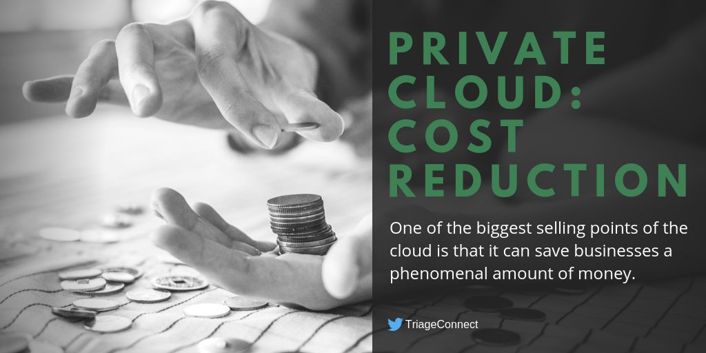 TriageConnect's tweet photo. How would switching to a private cloud save you money? We're here to explain:  https://t.co/q9rf99zLpn #ITConsulting #NetworkSecurity #ITservices #Consultation https://t.co/ZG4LaYXAjk