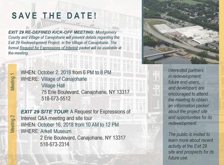 MCBDCStronger's tweet photo. EXIT 29 Site Tour:  A Request for Expressions of Interest Q&amp;A meeting and site tour will be held tomorrow, October 16th. View the flyer below for more information. #DevelopingStronger https://t.co/X4XyIPcMhw