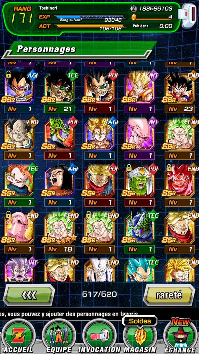 YTKibikii's tweet image. Un eleve carre solide a decide de faire gagne son compte ( doublon sur gohan LR et Goku Freezer)

Pour le gagner rien de plus simple RT + FOLLOW ! #DOKKANBATTLE 

TAS MERCREDI 18h ! 

CARRE SOLIDE !