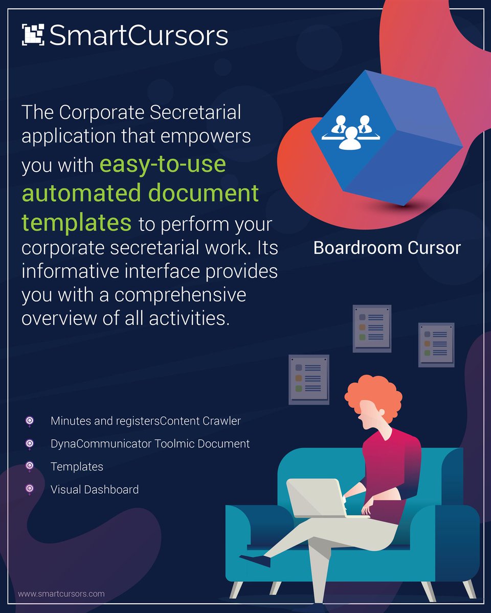SmartCursors's tweet photo. #BoardroomCursor is engineered to automate & provide you with a comprehensive overview of all your corporate secretarial work and activities.
Find out more tomorrow at the #AccountingShowSG at Suntec Convention Center! See you!
#SmartCursors #SmartApps #SmartPracticeForSMPs https://t.co/VpVHFeElOc
