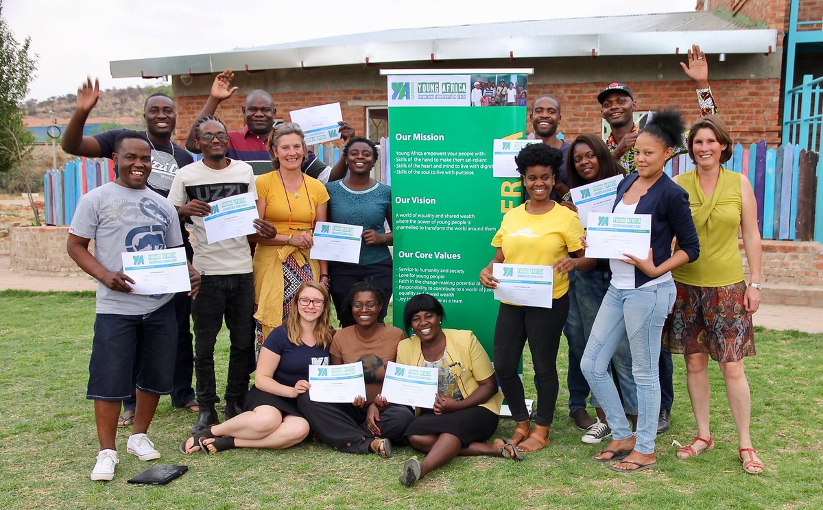 After 3 days intensive training we completed the Training of Trainers programme. The coming months 13 passionate youth workers will start training our own developed #lifeskills programme and giving courses in Personal Development and Active #citizenship skills all over #Namibia.