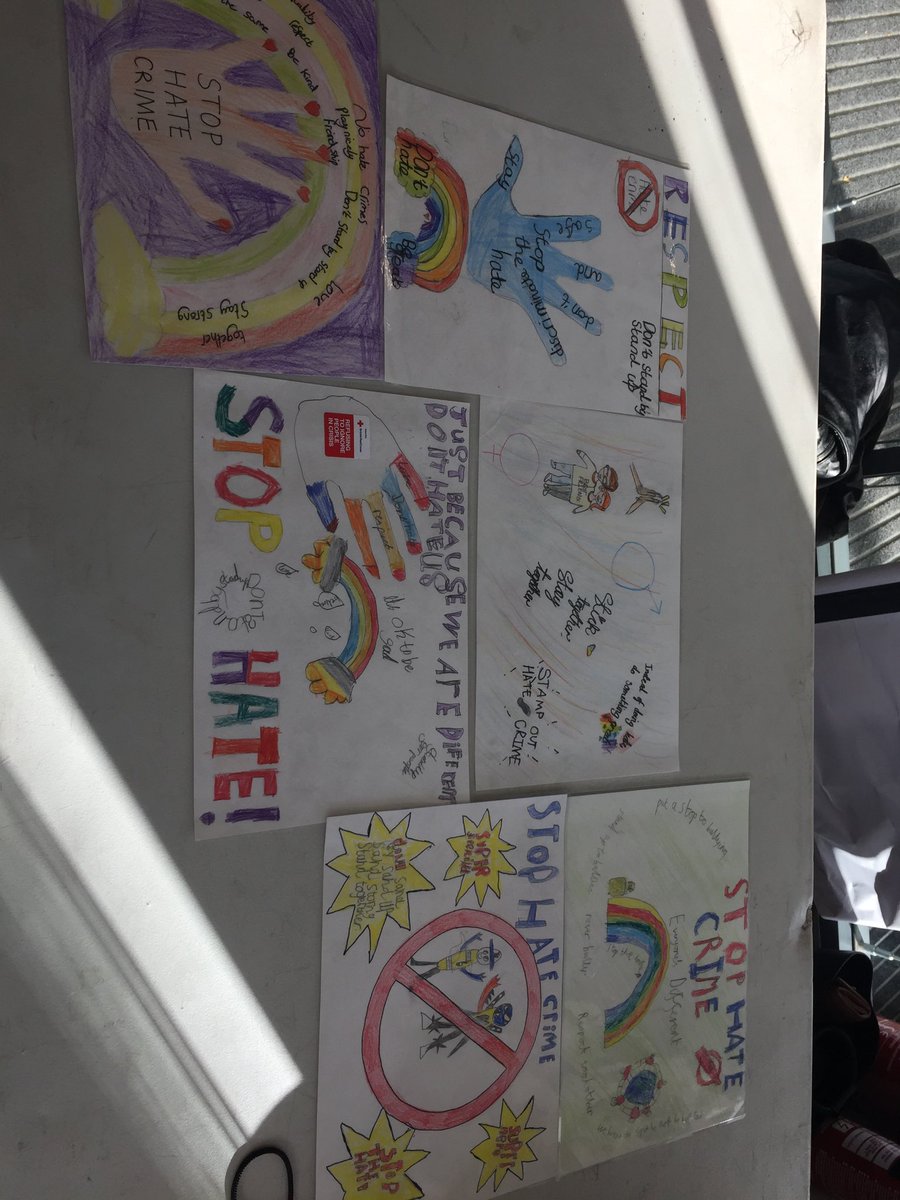 NPTSuptMusgrove's tweet photo. Pupils from Brandling School have produced some fantastic posters for #NHCAW2018 ⁦@northumbriapol⁩ https://t.co/ooBR80uzmg